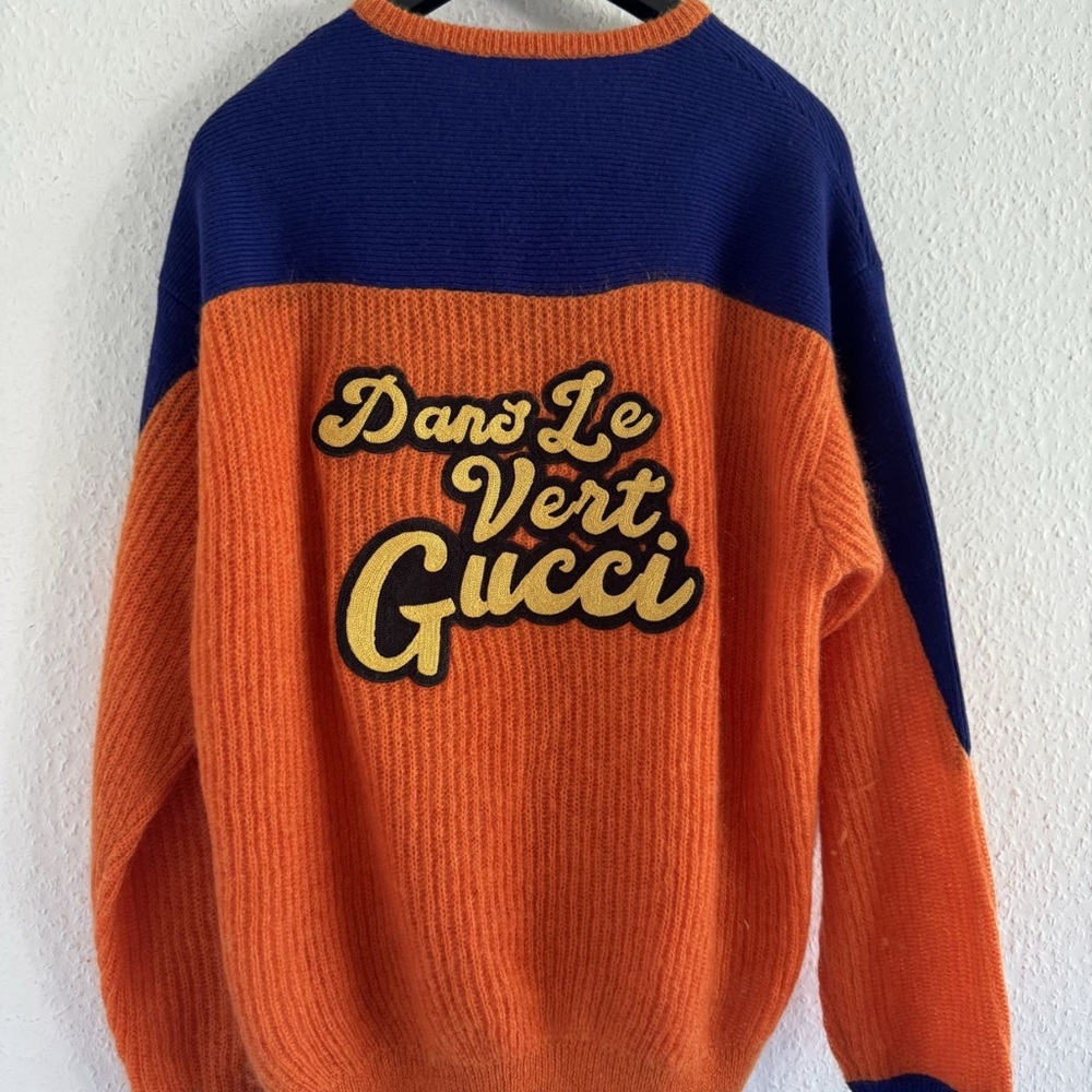 Gucci Dans Le Vert Mohair Knit Sweater